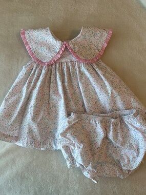 Cecil and Lou Floral Diaper Set 2T